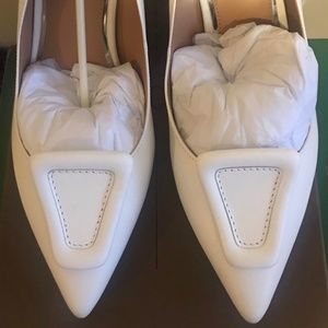 Off white modern block heel- Melanie pump
